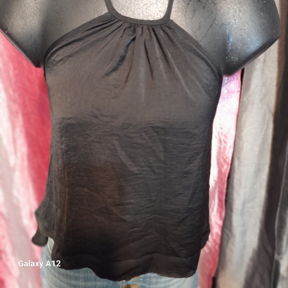 FAVLUX Black Halter Tank Top